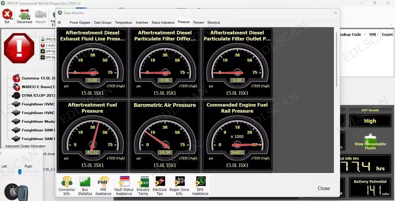 JPRO DLA 2023 Diesel Heavy Duty Truck Scanner Diagnostic tool CF53 laptop - Image 6