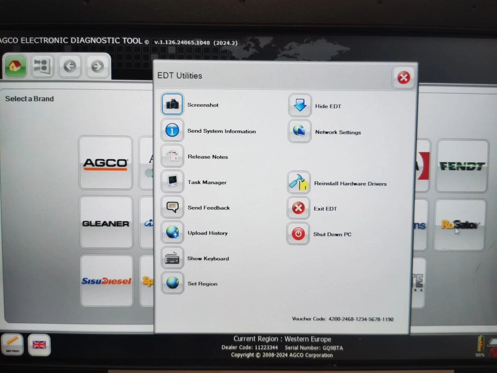 AGCO EDT Diagnostic Tool with CFD1 - Image 4