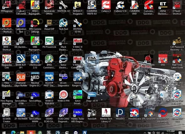 Alldata Repair Online Heavy-Duty software for Cat Cummins Detroit Mack Volvo International Hino Paccar Perkins John Deere Allison Isuzu JPRO - Image 2