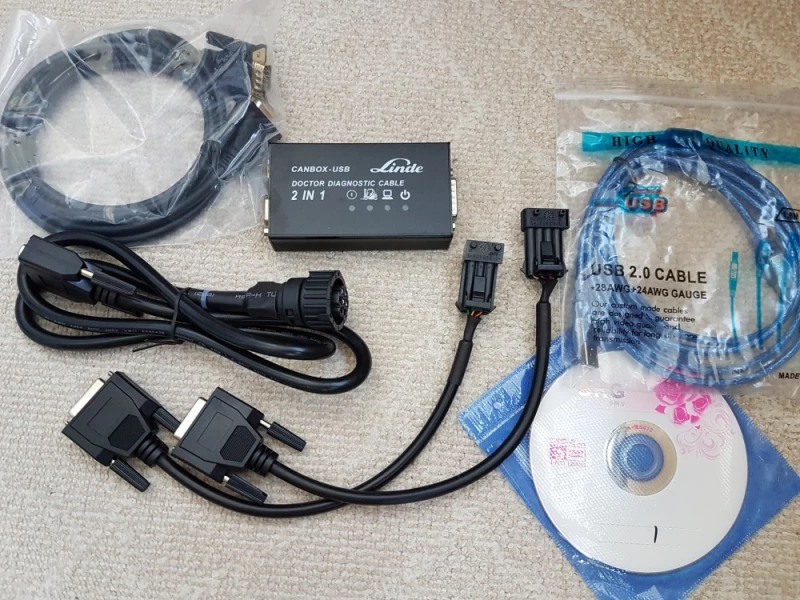 Linde Canbox and Doctor Diagnostic Cable 2 in 1 Diagnosis
