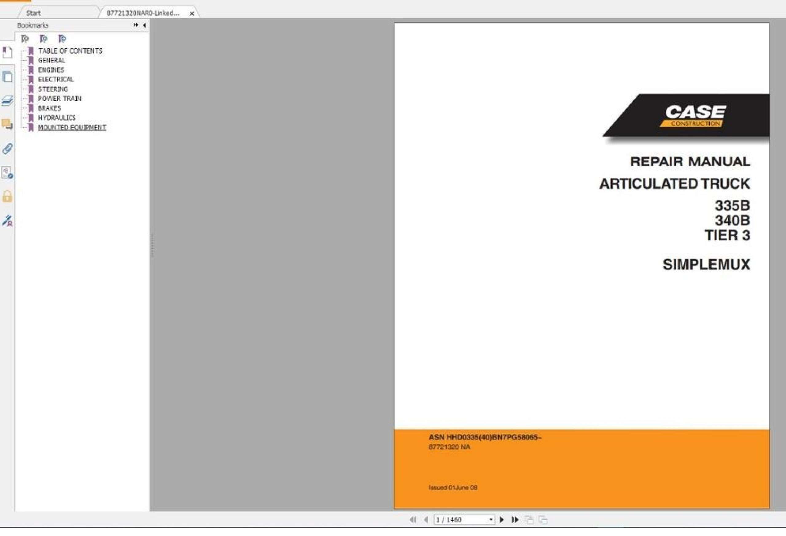 Case Machine New Model Service Manual 2020