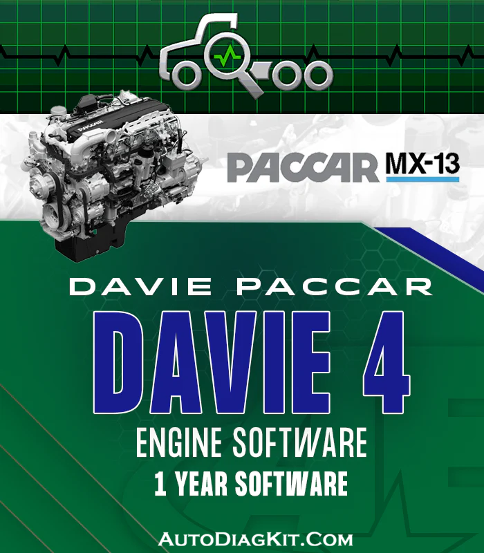 DAVIE4 PACCAR MX-13 Engine Software- 1 Year