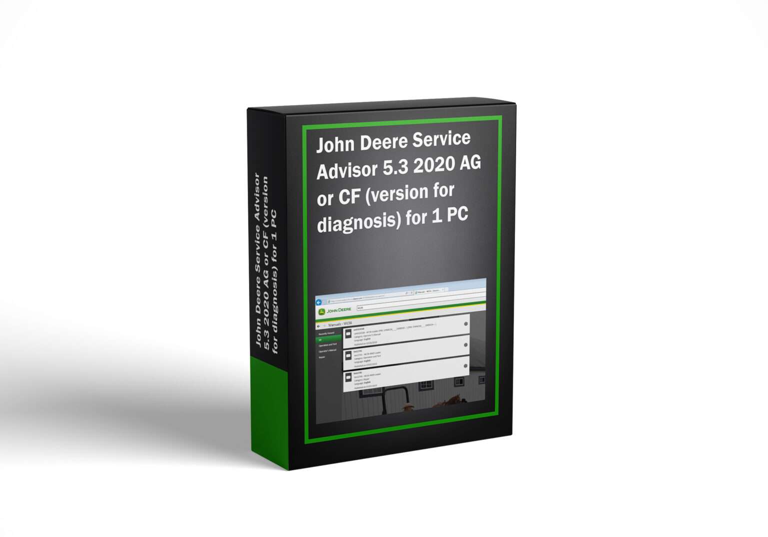 John Deere Service Advisor 5.3 2020 AG or CF (version for diagnosis) for 1 PC