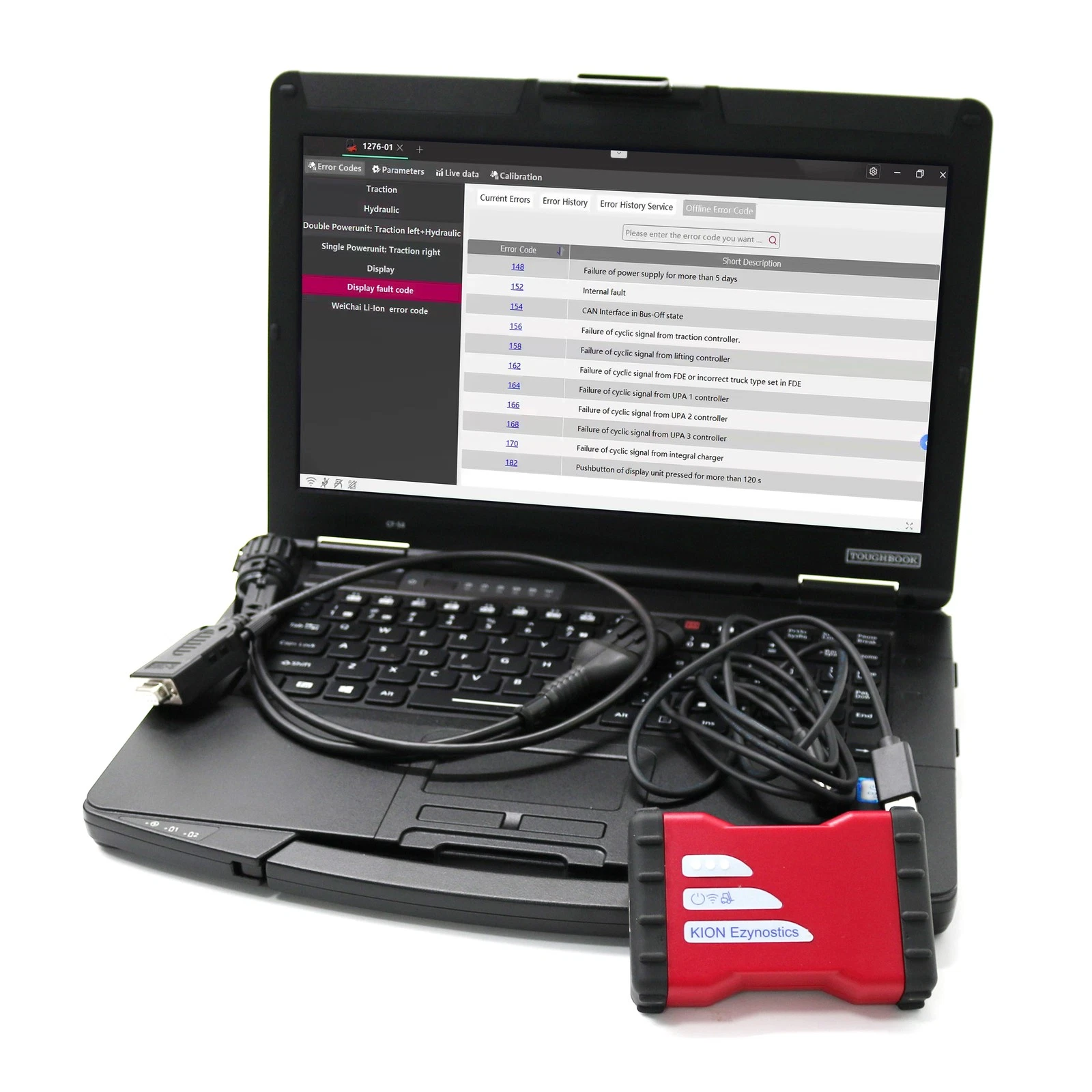 Linde Forklift Canbox Doctor 2026 Software Diagnostic Tool CF54 Laptop