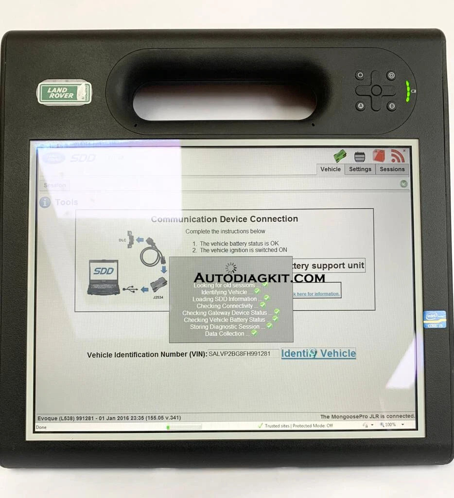 LAND ROVER JAGUAR DEALER DIAGNOSTICS PROGRAMMING V.FAST INTEL i5 SSD PEN TOUCH - Image 5