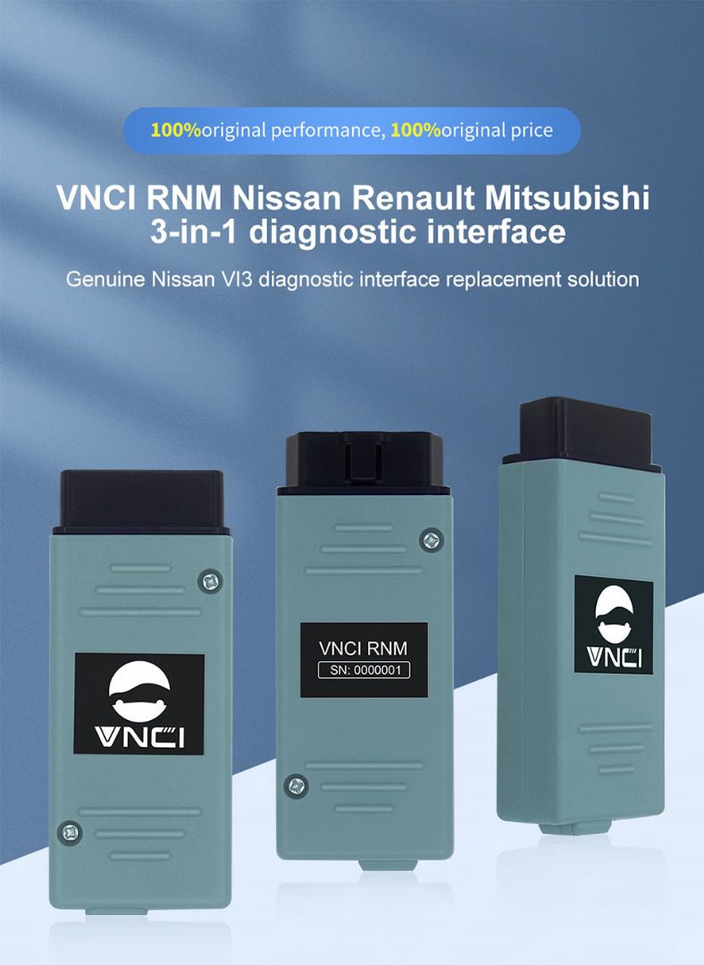 2026 VNCI RNM Nissan Renault Mitsubishi 3-in-1 Diagnostic Interface