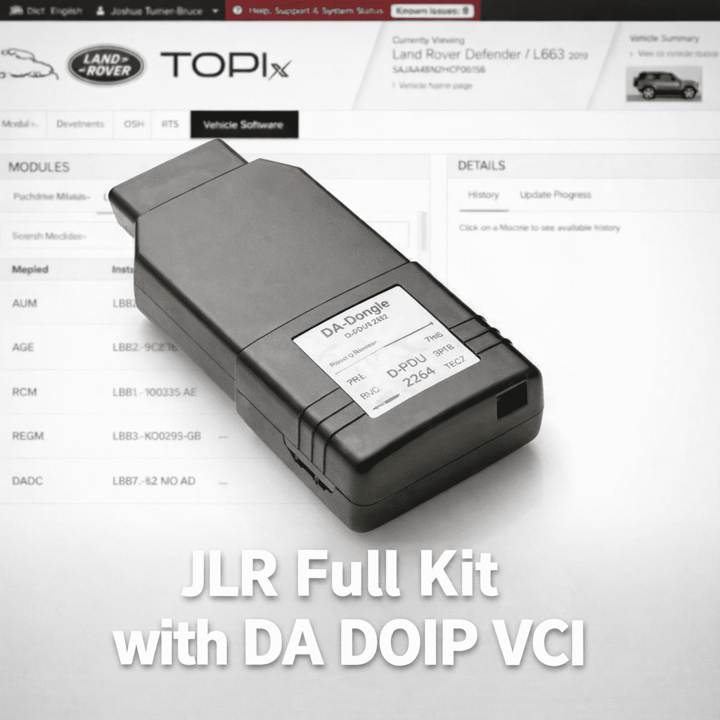 2026 JLR Full Kit with DA DOIP VCI