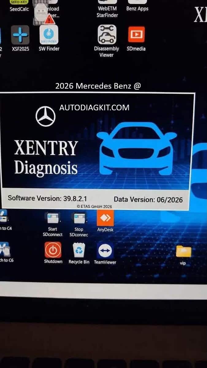 2026 Mercedes Benz Software Package with Panasonic Laptop